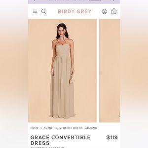 Birdy Grey Almond Bridesmaid Dress